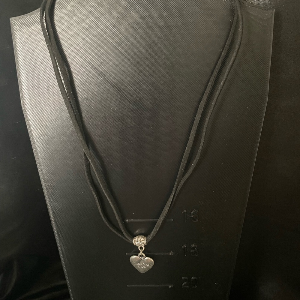 🌸$5/25🌸 - Black Double-Strand Necklace with Heart Pendant